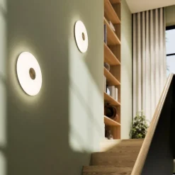 Glint LED Wandleuchte Glas