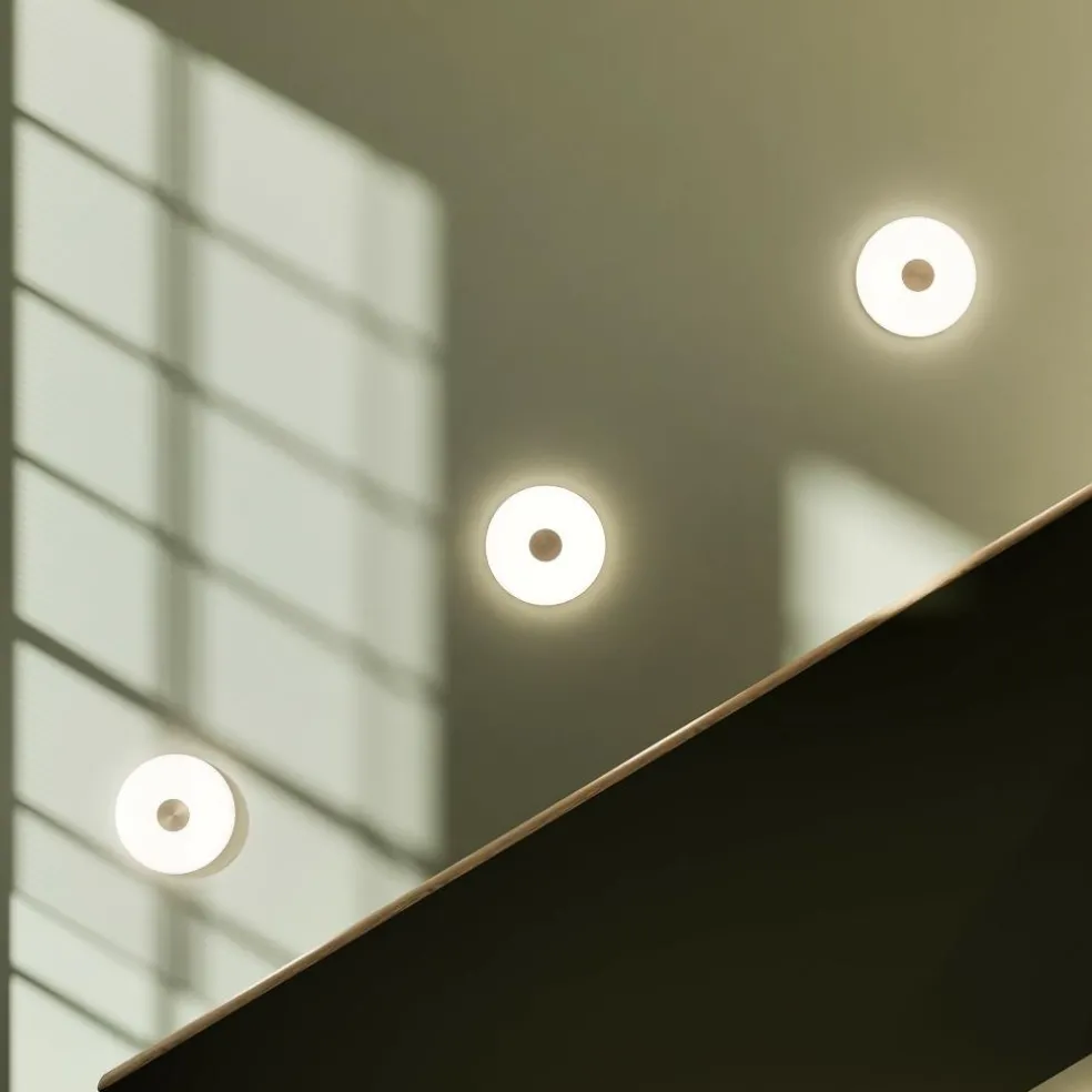 Glint LED Wandleuchte Glas