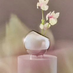 Globe Blumentopf Edelstahl Ø 21cm