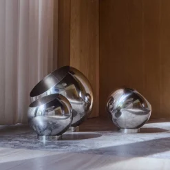 Globe Blumentopf Edelstahl Ø 21cm