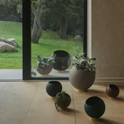 Globe Blumentopf Messing Ø 21cm