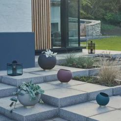 Globe Blumentopf Messing Ø 30cm