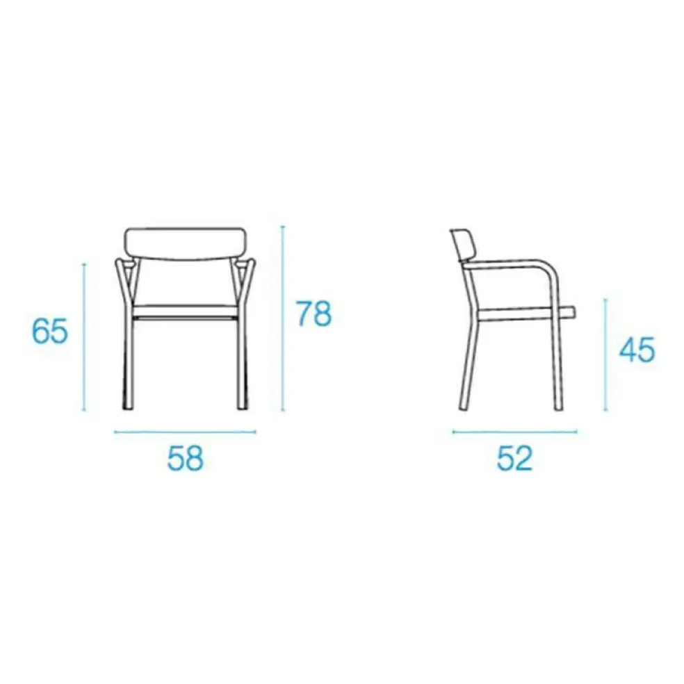 Grace Gartenarmlehnstuhl