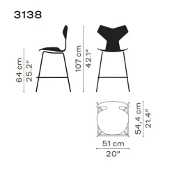 Grand Prix™ Barhocker niedrig