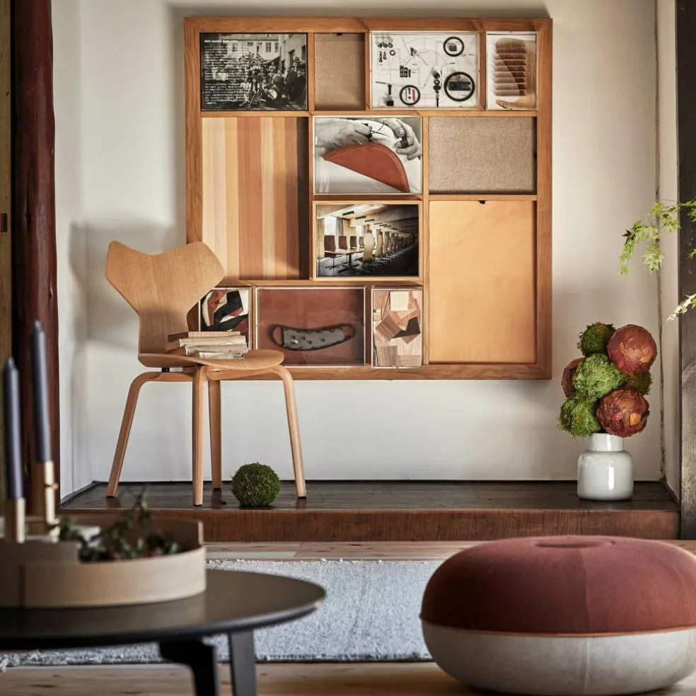 Grand Prix™ Stuhl mit Holzgestell