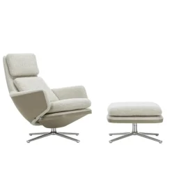 Grand Relax Sessel & Ottoman Stoff