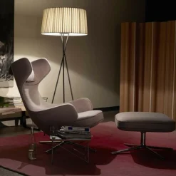 Grand Repos Sessel & Ottoman Stoff