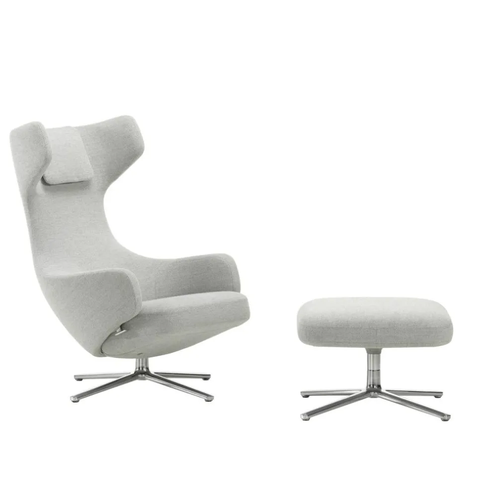Grand Repos Sessel & Ottoman Stoff
