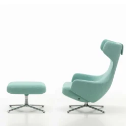 Grand Repos Sessel & Ottoman Stoff