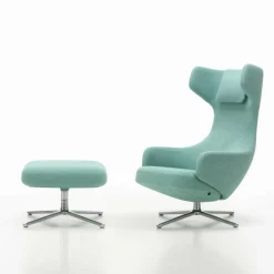 Grand Repos Sessel & Ottoman Stoff