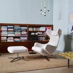 Grand Repos Sessel & Ottoman Stoff