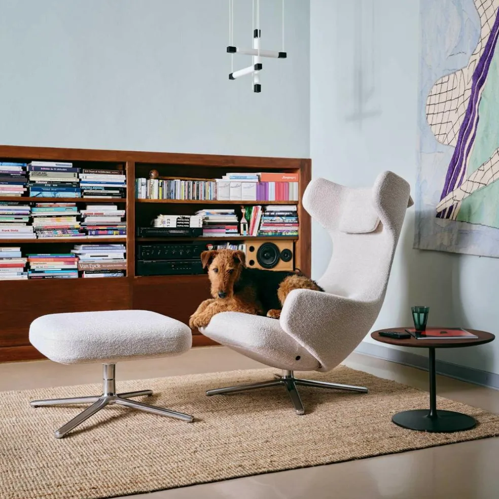 Grand Repos Sessel & Ottoman Stoff