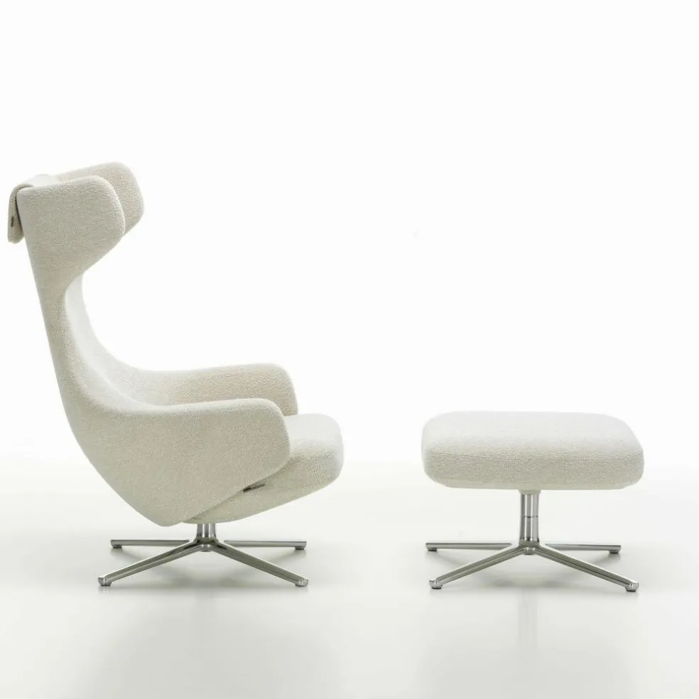 Grand Repos Sessel & Ottoman Stoff