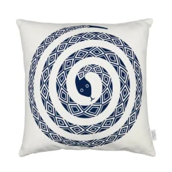 Graphic Print Pillow Snake Kissen
