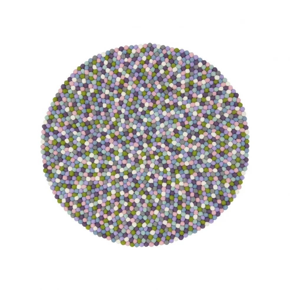 Greta Filzkugelteppich