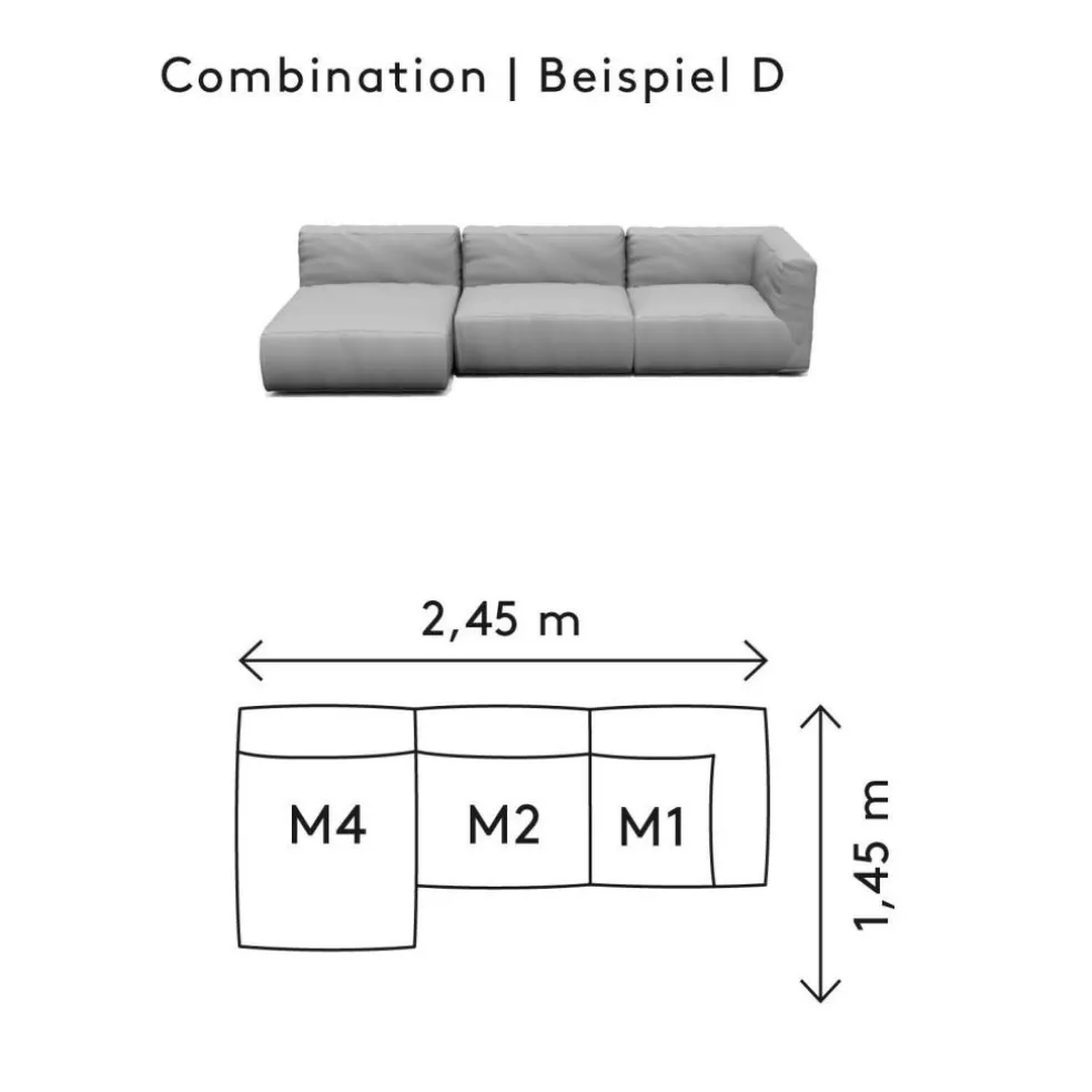 Grow Chaiselongue Modul 4