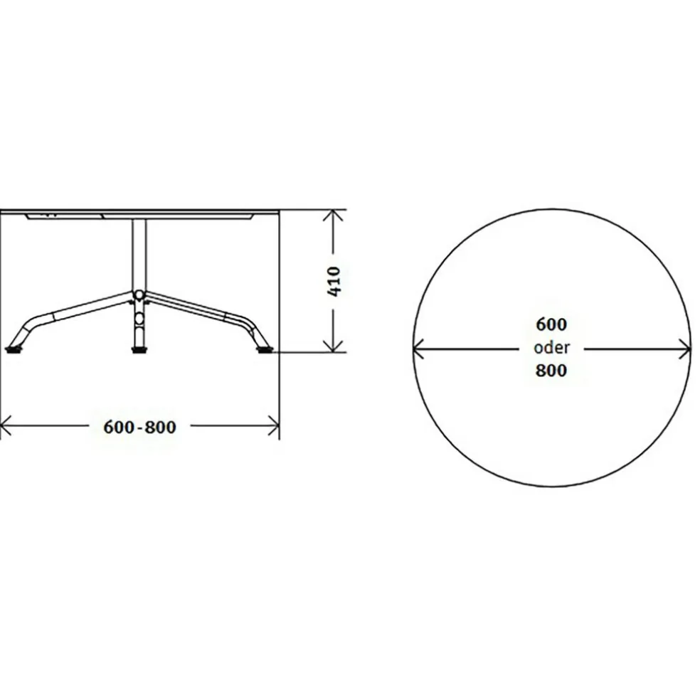 Haefeli Modell 1112 Lounge Gartenbeistelltisch