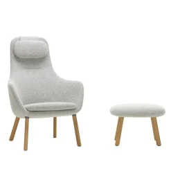 HAL Lounge Sessel & Ottoman Stoff