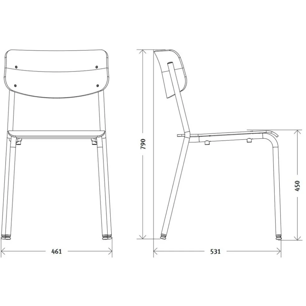 Hassenpflug Modell 1255 Stuhl