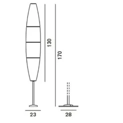 Havana Terra Außenstehleuchte