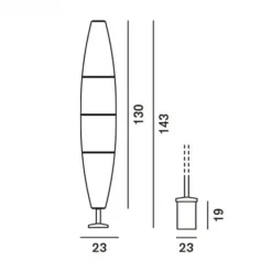 Havana Terra Bassa Außenstehleuchte