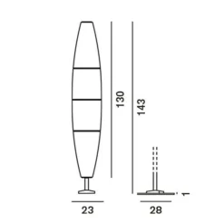 Havana Terra Bassa Außenstehleuchte