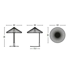 HAY x Liberty Matin LED Tischleuchte S
