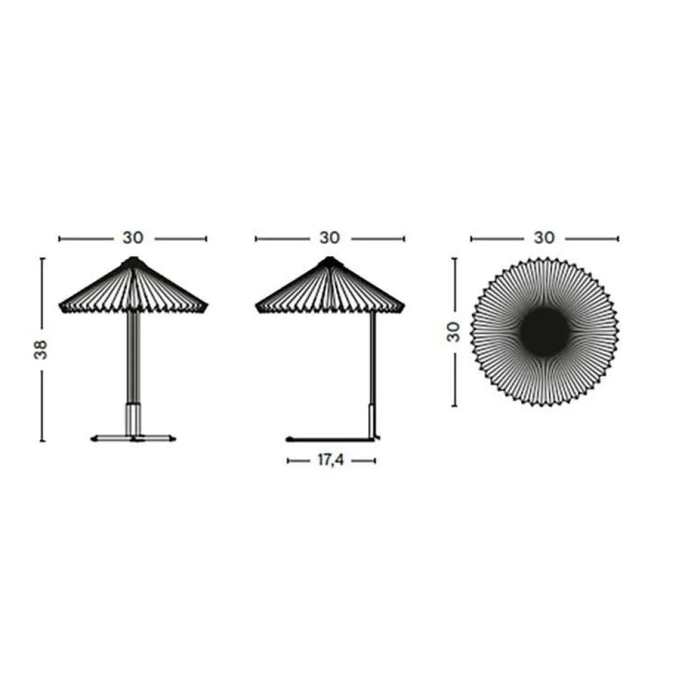 HAY x Liberty Matin LED Tischleuchte S