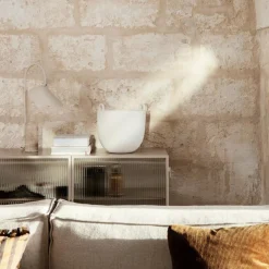 Haze Sideboard geriffeltes Glas