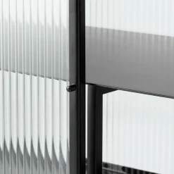 Haze Sideboard geriffeltes Glas