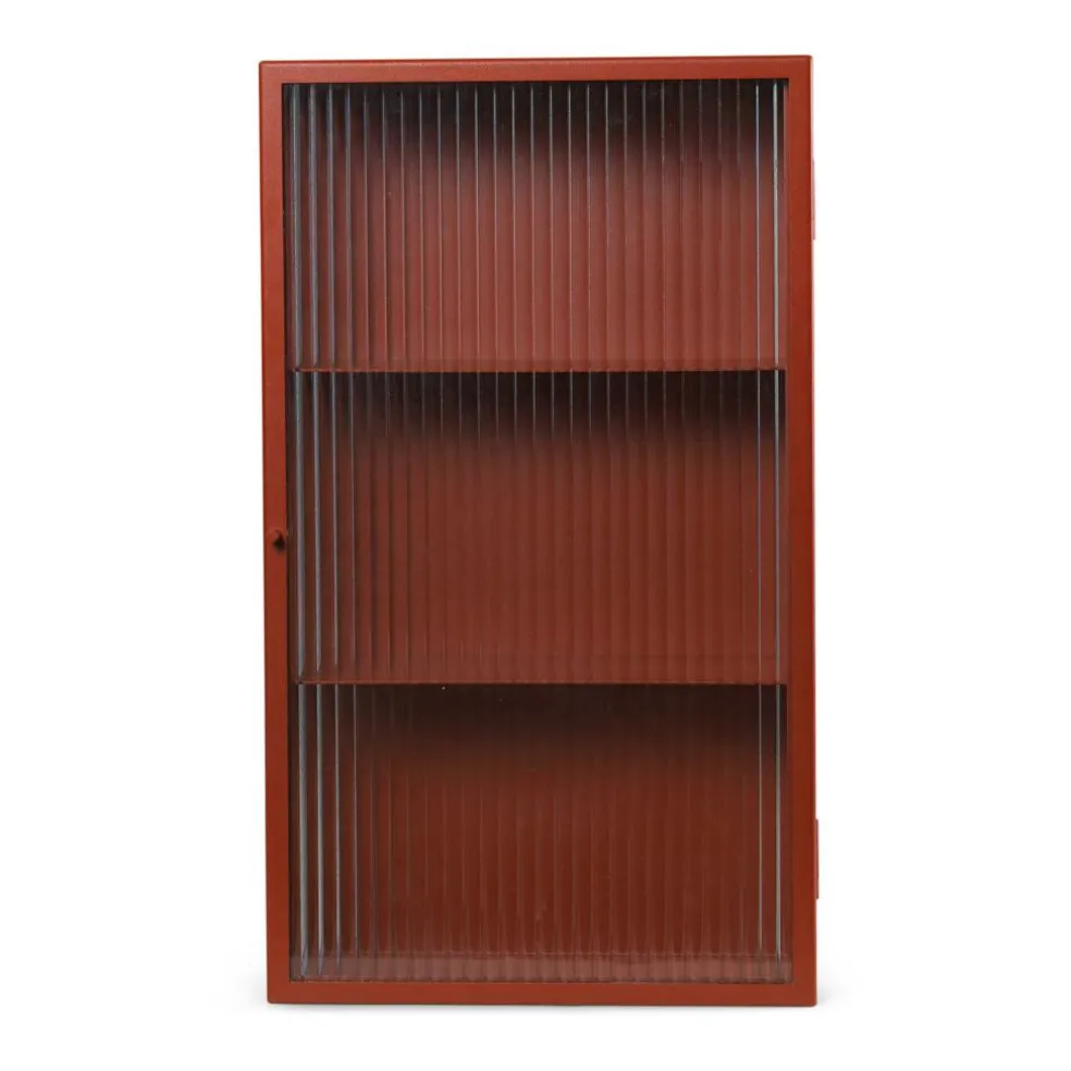 Haze Wandschrank geriffeltes Glas