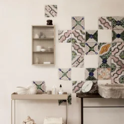 Haze Wandschrank geriffeltes Glas