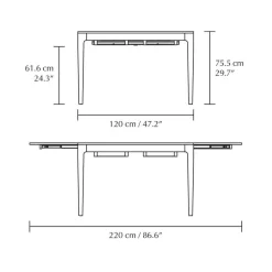 Heart'n'Soul Esstisch 90x120cm