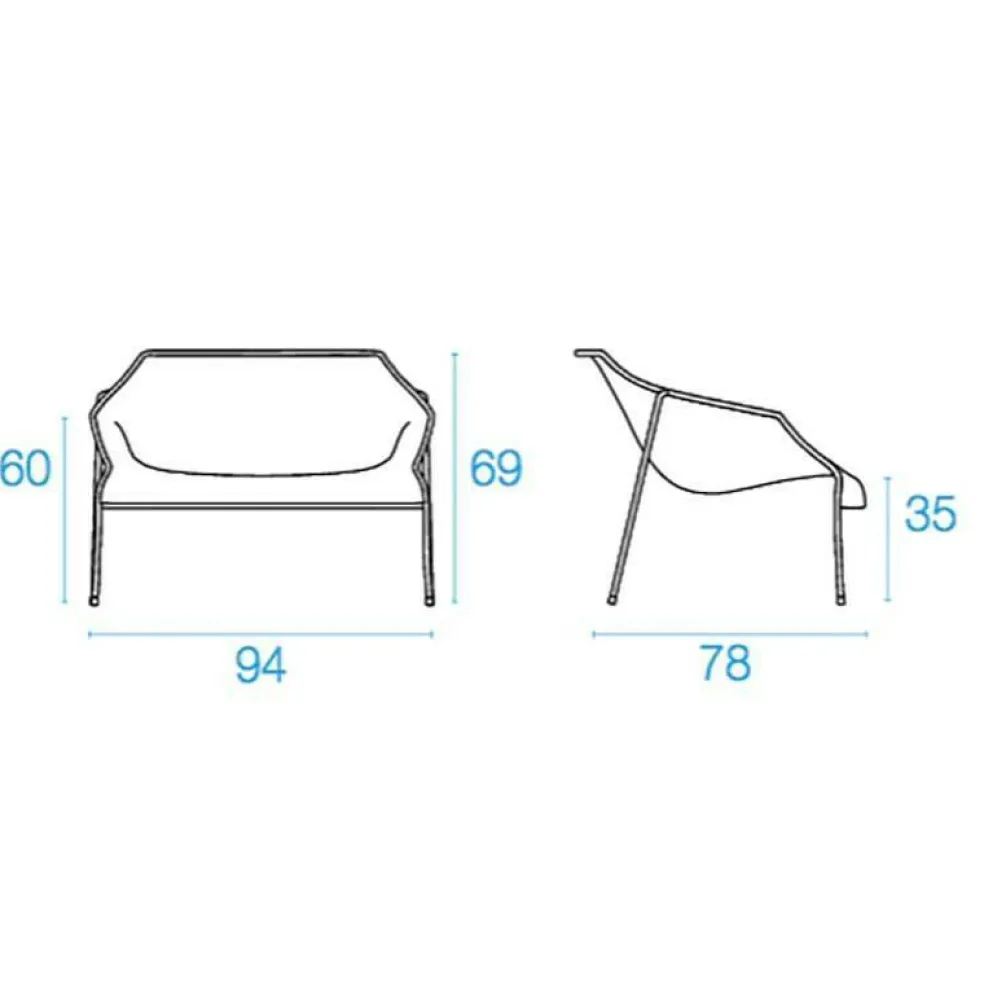 Heaven Lounge Gartenarmlehnstuhl