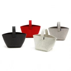 HEY-SIGN Kaminholzkorb aus Filz 26x25cm