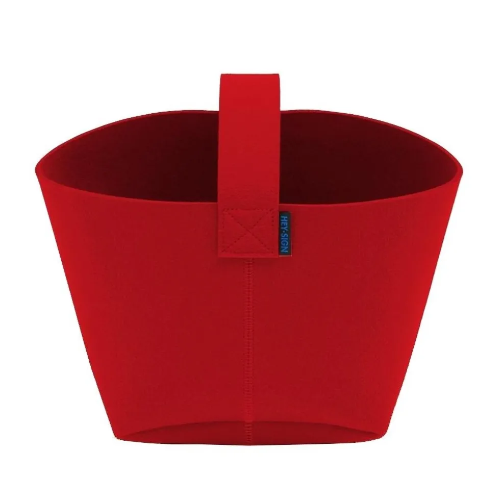 HEY-SIGN Kaminholzkorb aus Filz 26x25cm