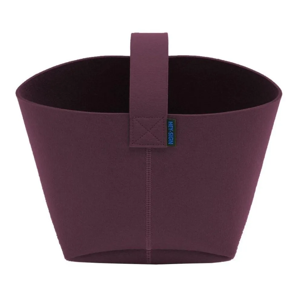 HEY-SIGN Kaminholzkorb aus Filz 26x25cm