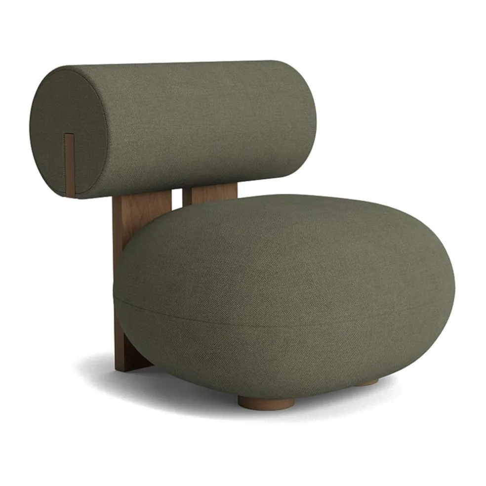 Hippo Lounge Sessel Gestell Eiche hell geräuchert