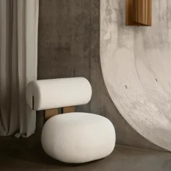 Hippo Lounge Sessel Gestell Eiche hell geräuchert