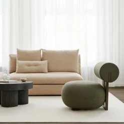 Hippo Lounge Sessel Gestell Eiche hell geräuchert