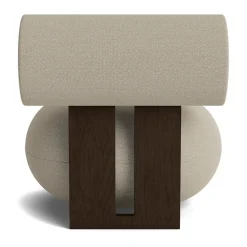 Hippo Lounge Sessel Gestell Eiche hell geräuchert