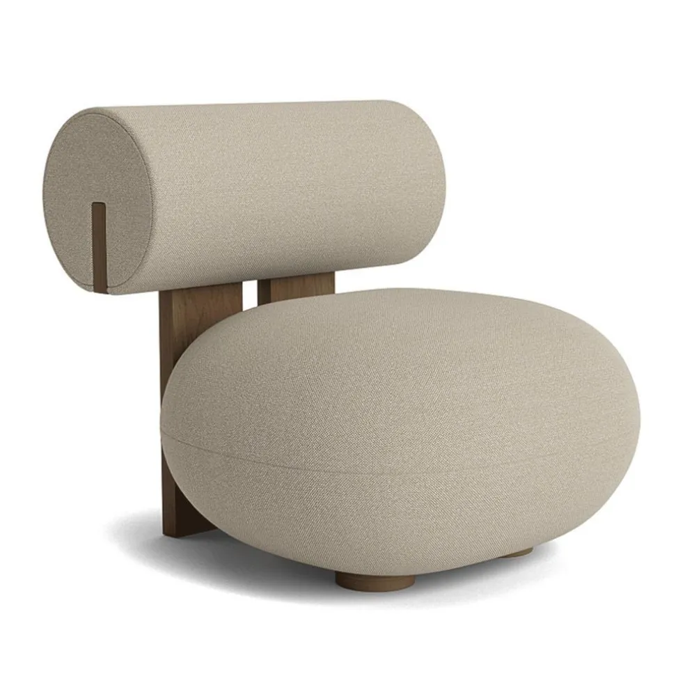 Hippo Lounge Sessel Gestell Eiche hell geräuchert