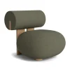 Hippo Lounge Sessel Gestell Eiche natur