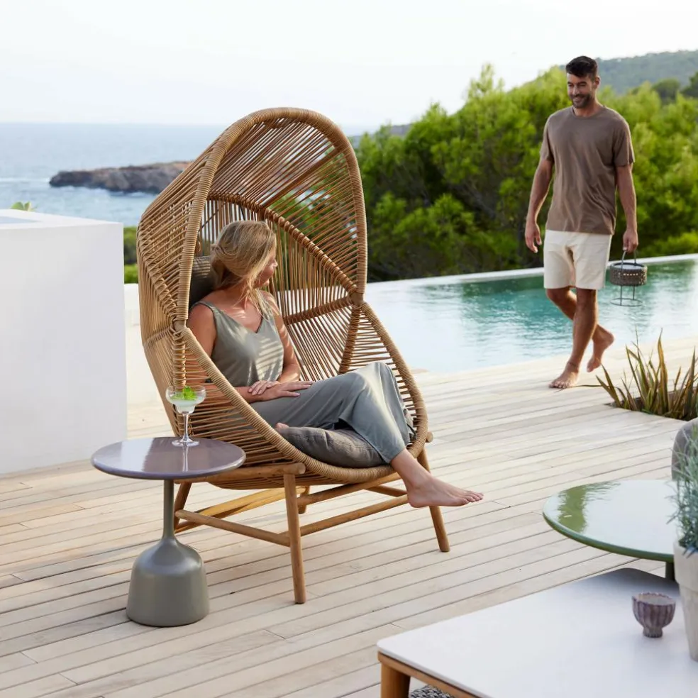 Hive Outdoor Sessel Gestell Teak