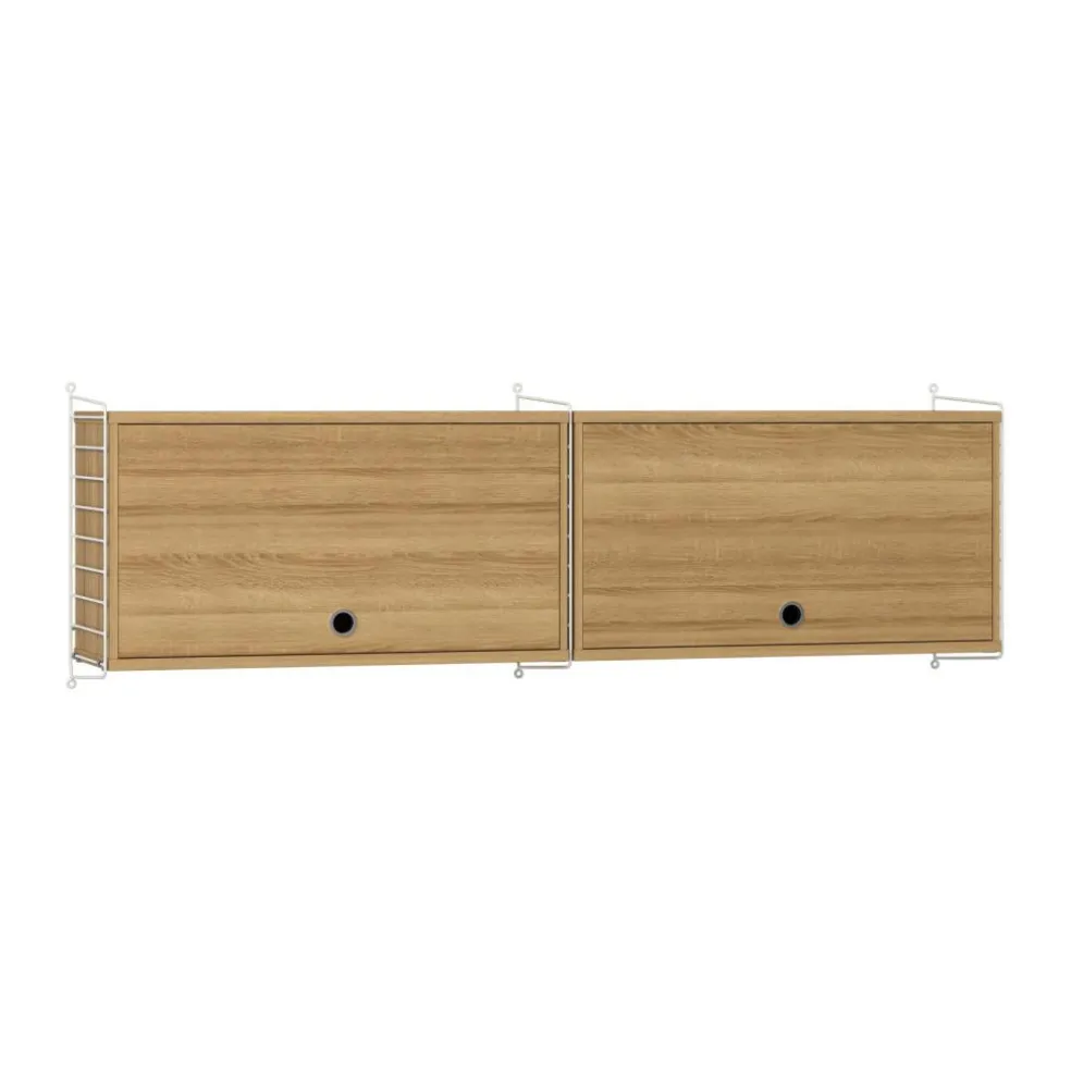 Hängeschrank mit Klapptüren 156x50x30cm