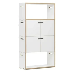 Hochstapler Regal mit Türen H 144cm