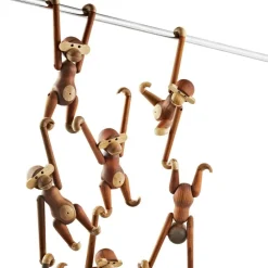 Holzfigur Affe klein Teak