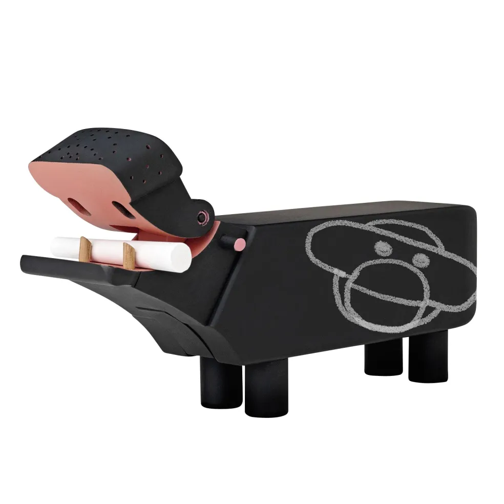 Holzfigur Flusspferd