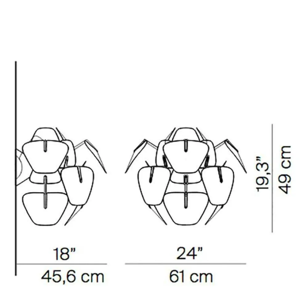 Hope D66/8a Wandleuchte