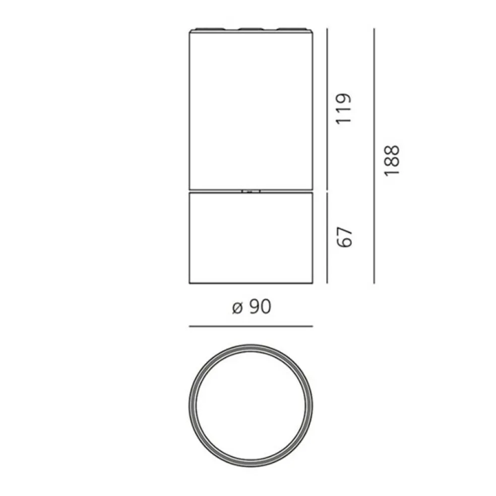 Hoy Spot SMD LED Deckenleuchte 24° 3000K